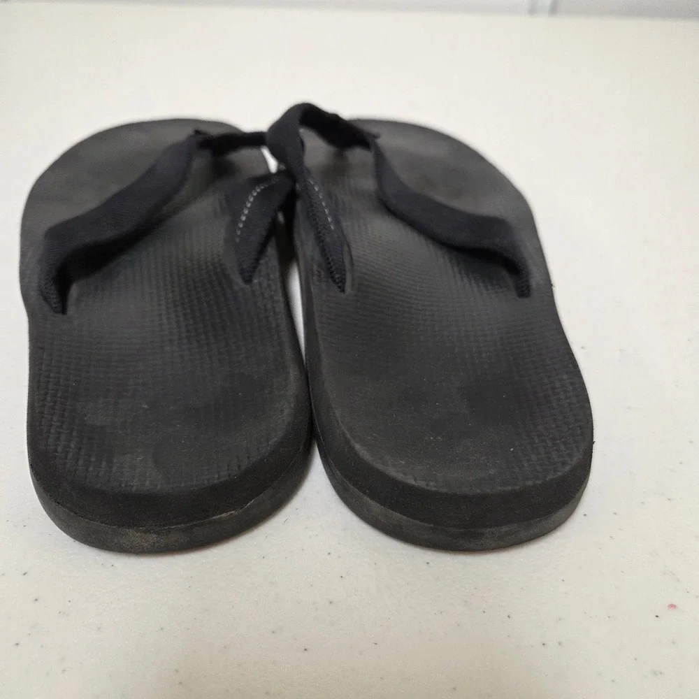 Scott Hawaii Makaha Mens Flip Flops Black Size 11 Thong Sandals Beach Shoes